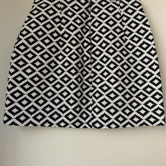 ZARA Aztec print Mini skirt size S - Picture 4 of 5